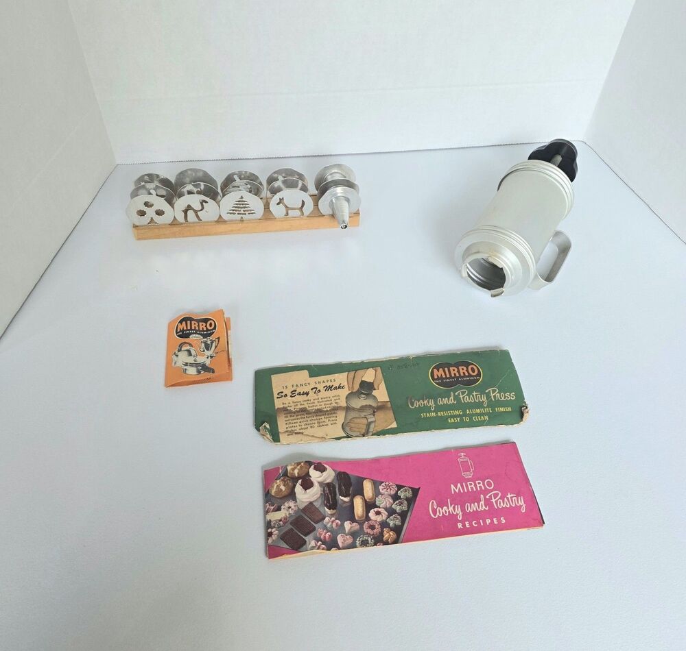 Mirro T 311  Vintage Cooky And Pastry Press Alumilite Cookie Maker 1950s Retro